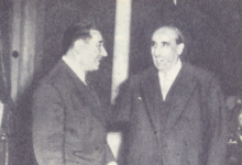 شكري القوتلي ومحمد الميداني عام 1955