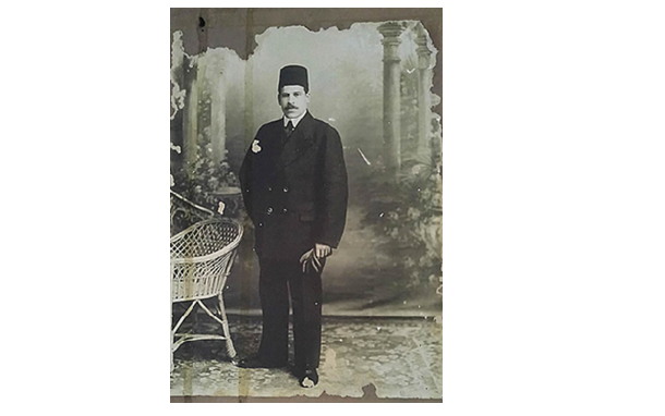التاريخ السوري المعاصر - صورة بورتريه لـ صبري كيخيا عام 1919م