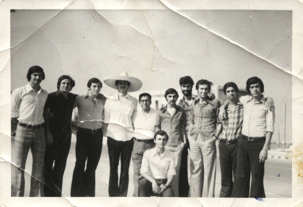 التاريخ السوري المعاصر - فريق نادي حلب الأهلي لكرة السلة في اللاذقية عام 1975