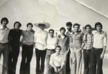 فريق نادي حلب الأهلي لكرة السلة في اللاذقية عام 1975