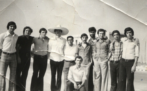 التاريخ السوري المعاصر - فريق نادي حلب الأهلي لكرة السلة في اللاذقية عام 1975