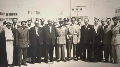 النائب جورج شلهوب ونواب آخرون في الكلية العسكرية السعودية عام 1956