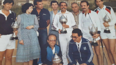 التاريخ السوري المعاصر - من بطولة بكرة المضرب في دمشق عام 1982