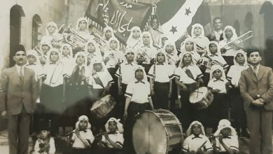 التاريخ السوري المعاصر - فرقة مدرسة ملجأ الأيتام الموسيقية في حماة عام 1946م