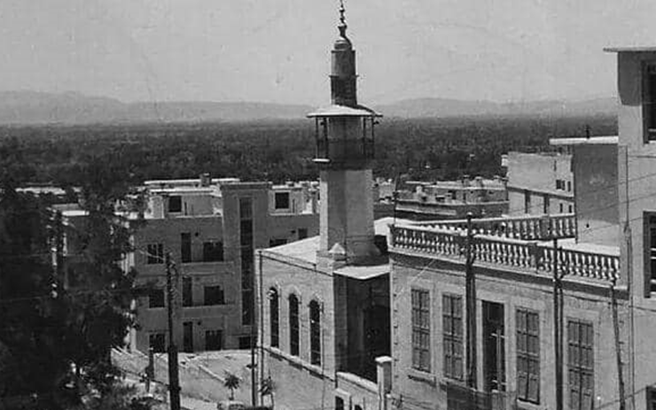 مسجد المرابط في دمشق في خمسينيات القرن العشرين