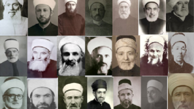 التاريخ السوري المعاصر - أعضاء مؤتمر العلماء الأول في دمشق عام 1938