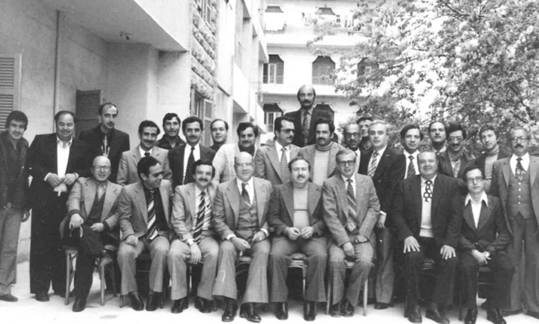 التاريخ السوري المعاصر - موظفون في دائرة الأرباح الحقيقية - مالية حلب عام 1982م