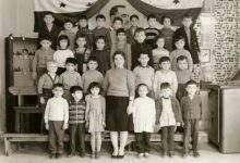 أحد صفوف مدرسة النشئ الجديد في حلب