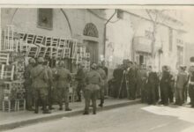 من تصوير فيلم “وتشرق الشمس من جديد”  في حي الميدان