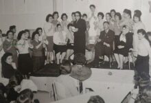 طالبات في مدرسة التمريض والقبالة في دمشق عام 1962