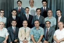 أعضاء أول جمعية حرفية للخياطين في مدينة حلب عام 1973م