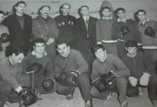 منتخب حمص بالملاكمة في صالة مدرسة عمر بن الخطاب عام 1969م