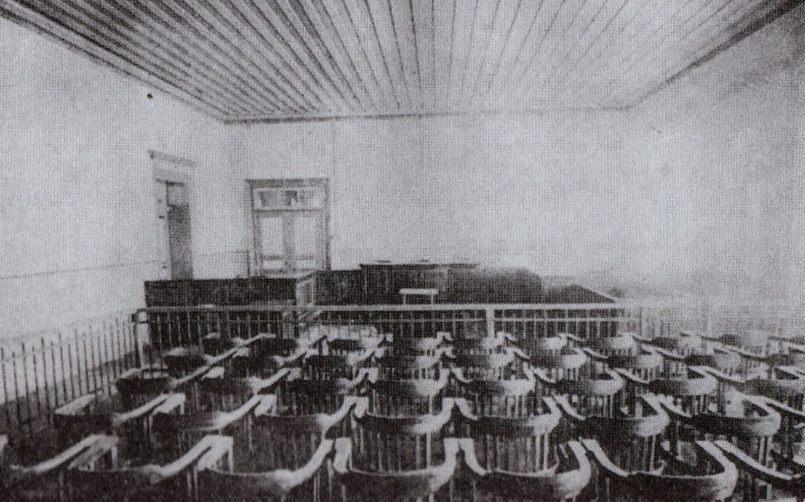 قاعة المحكمة في معهد الحقوق بدمشق عام 1926م