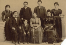 عائلة المرحوم طوروس دوكمجي في حلب عام 1890