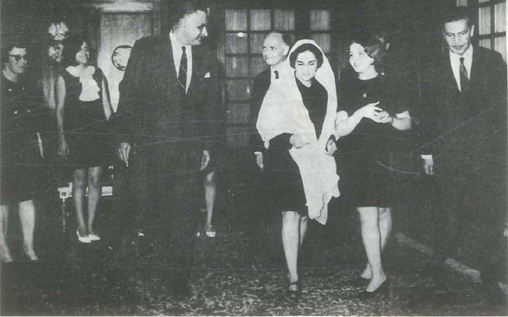 تعزية الرئيس جمال عبد الناصر بوفاة ابنة سامي الدروبي عام 1967م