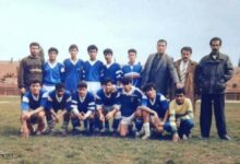 فريق ناشئي نادي الفرات بكرة القدم في ملعب حماة عام 1992