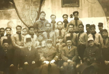 احتفال تحويل خان رستم باشا بحماة إلى ملجأ للأيتام عام 1943