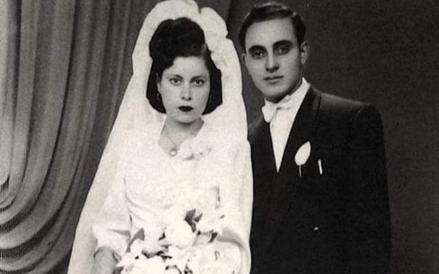 صورة من حفل زفاف الياس خوام في حلب في خمسينيات القرن العشرين