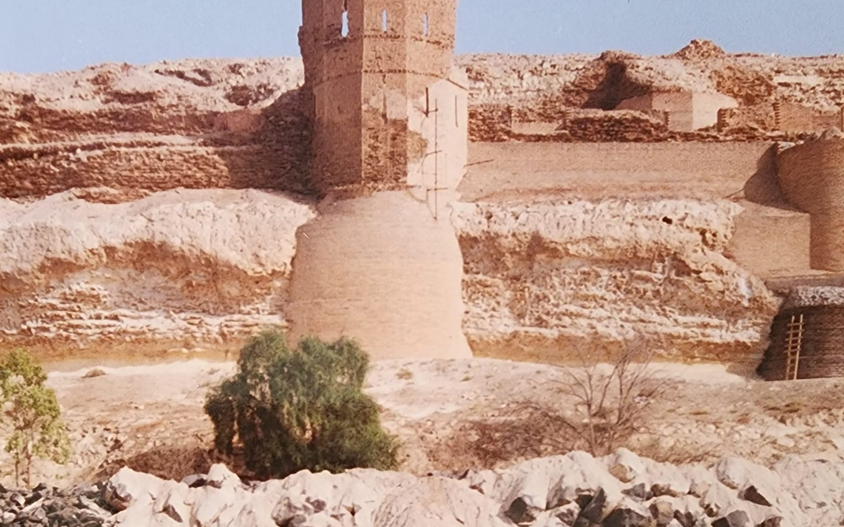 قلعة جعبر في الرقة عام 2000 