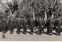 سراج الدين الشرابي في عرض عسكري بدمشق عام 1946م