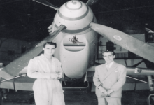 العقيد سراج الدين الشرابي أثناء الدراسة في الكلية الجوية عام 1940