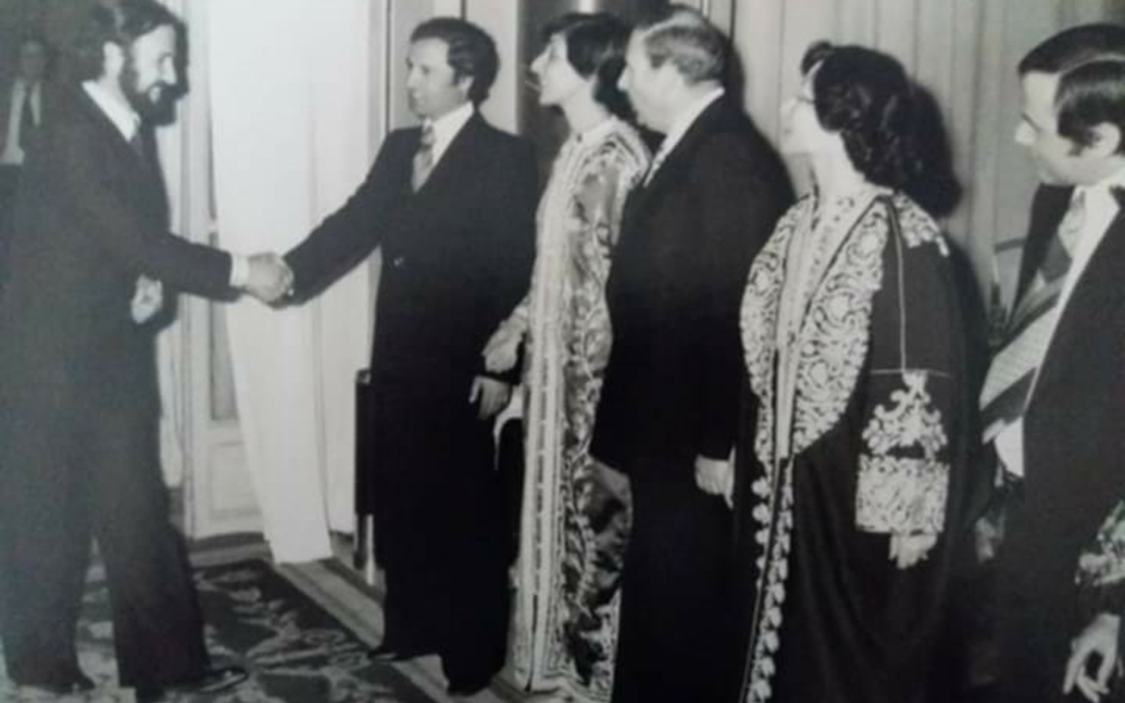 فاروق الشرع السفير السوري في روما عام 1977م