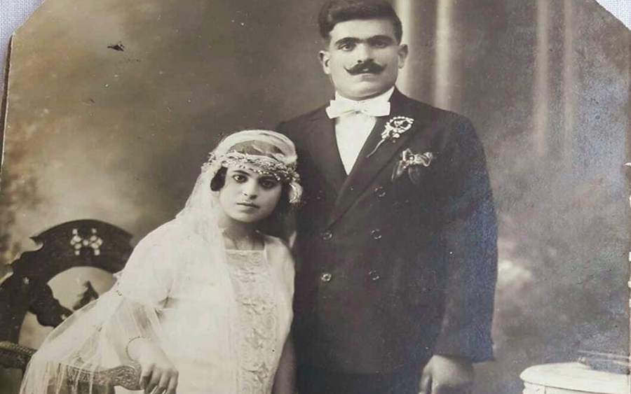 حفل زفاف يوسف استانبولية وذكية سالمة في حلب عام 1924