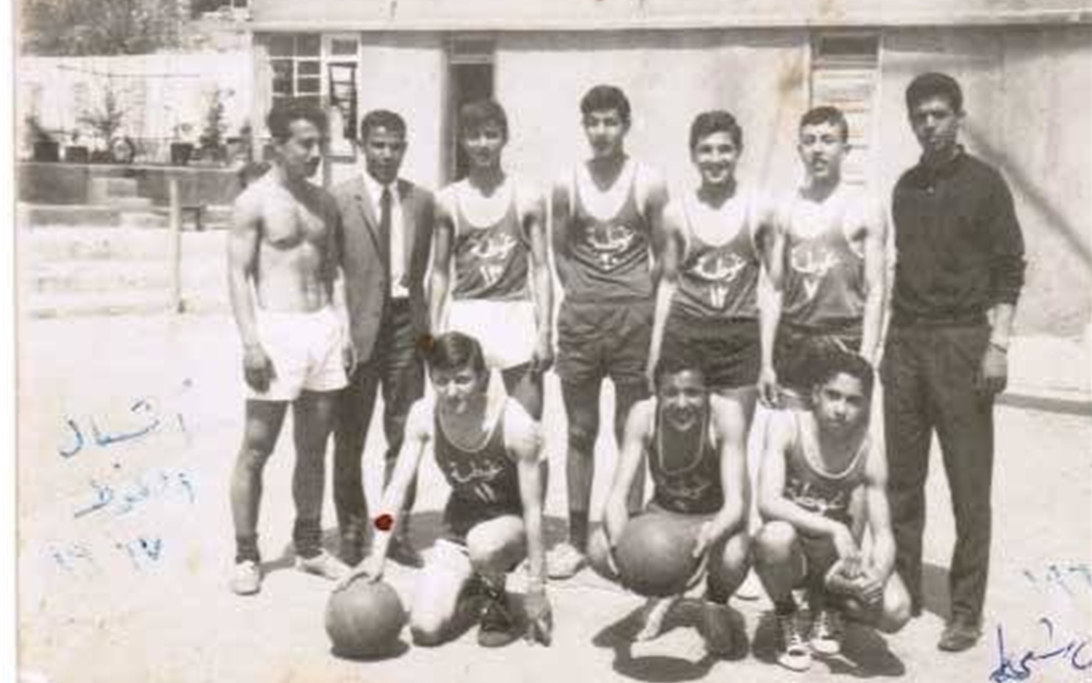 أشبال نادي الغوطة في ملعبه بشارع بيروت عام 1967