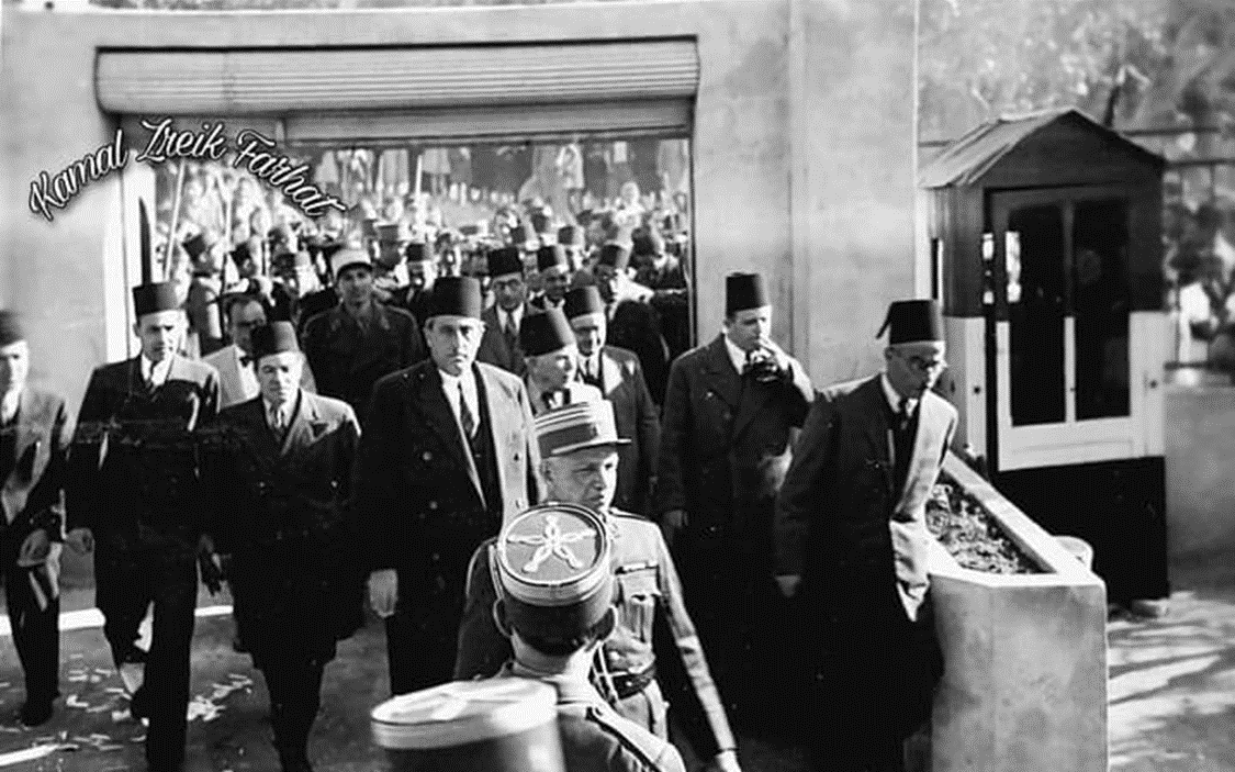 من زيارة شكري القوتلي إلى اللاذقية عام 1944