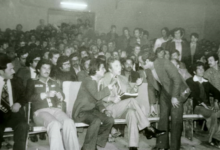 من صور أمسية الشاعر نزار القباني الشعرية في الرقة عام 1979 (13)