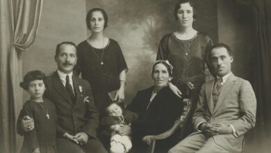 عائلة جوزيف قره زيوان في حلب عام 1926