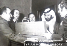 مصطفى طلاس والشيخ محمد بن راشد عام 1974م