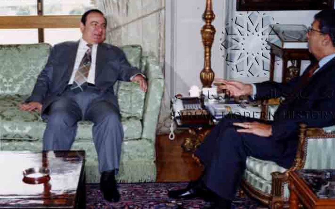 صباح فخري وعمرو موسى