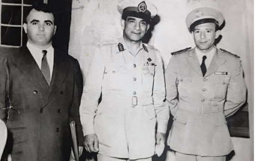 المحامي علي حيدر واللواء محمد نجيب في القاهرة عام 1953