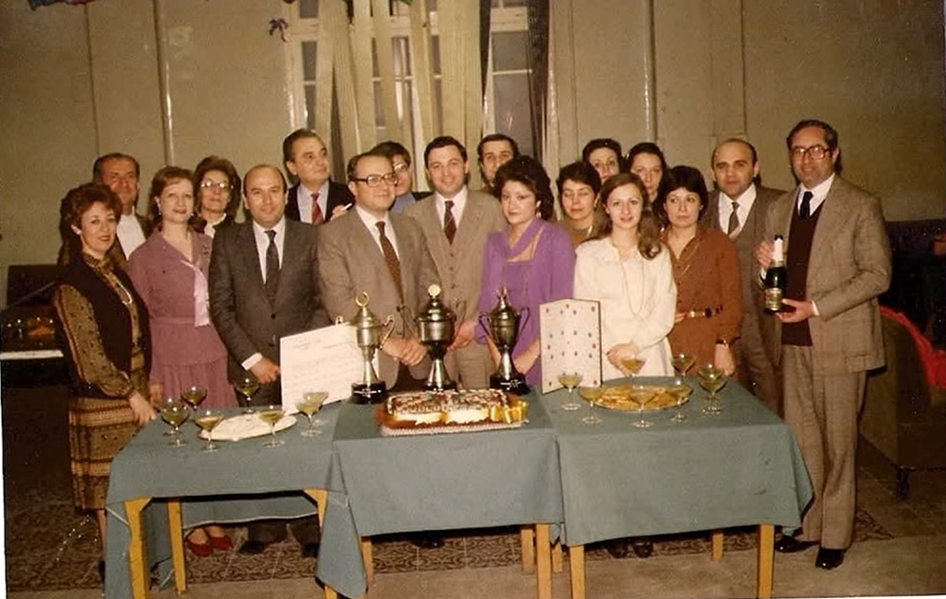 احدى الاحتفالات في نادي الشبيبة الكاثوليكية بحلب عام 1982م