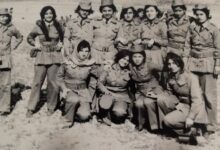 طالبات في مدرسة السيدة زينب في سلمية عام 1975م