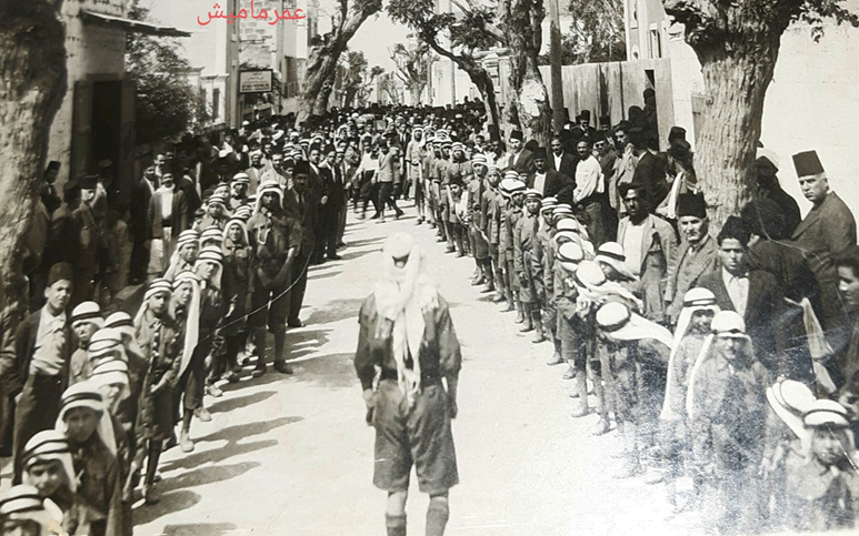 جنازة خليل ماميش في اللاذقية عام 1936م