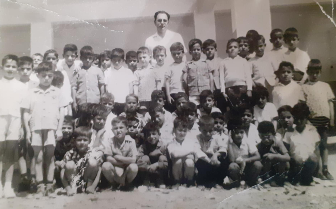 طلاب مدرسة صادق الرافعي بالمزة عام 1964